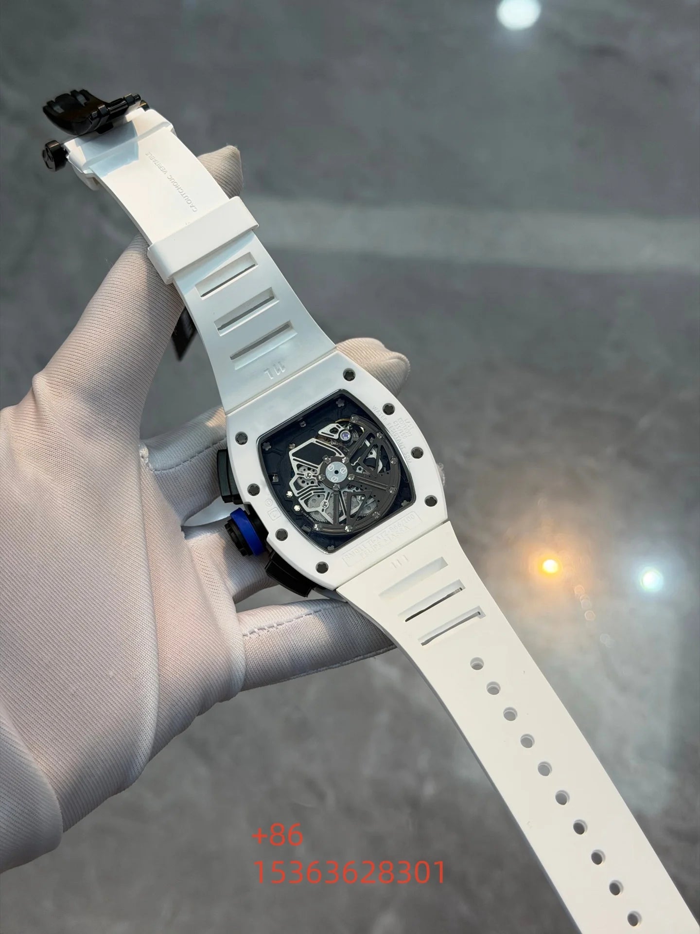 Carbon Fiber Multifunction Imported Movement Automatic Flywheel Men's Mechanical Watch