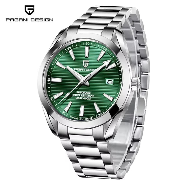 PAGANI DESIGN Japan 8215 Man Mechanical Wristwatch New Sapphire Glass Automatic Watches Waterproof 100M Stainless Watch for Men