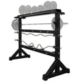 Dumbbell Rack Stand, Multifunctional Barbell Rack Weight Rack for Dumbbells, Heavy Duty Weight Storage Organizer Dumbbell Storag