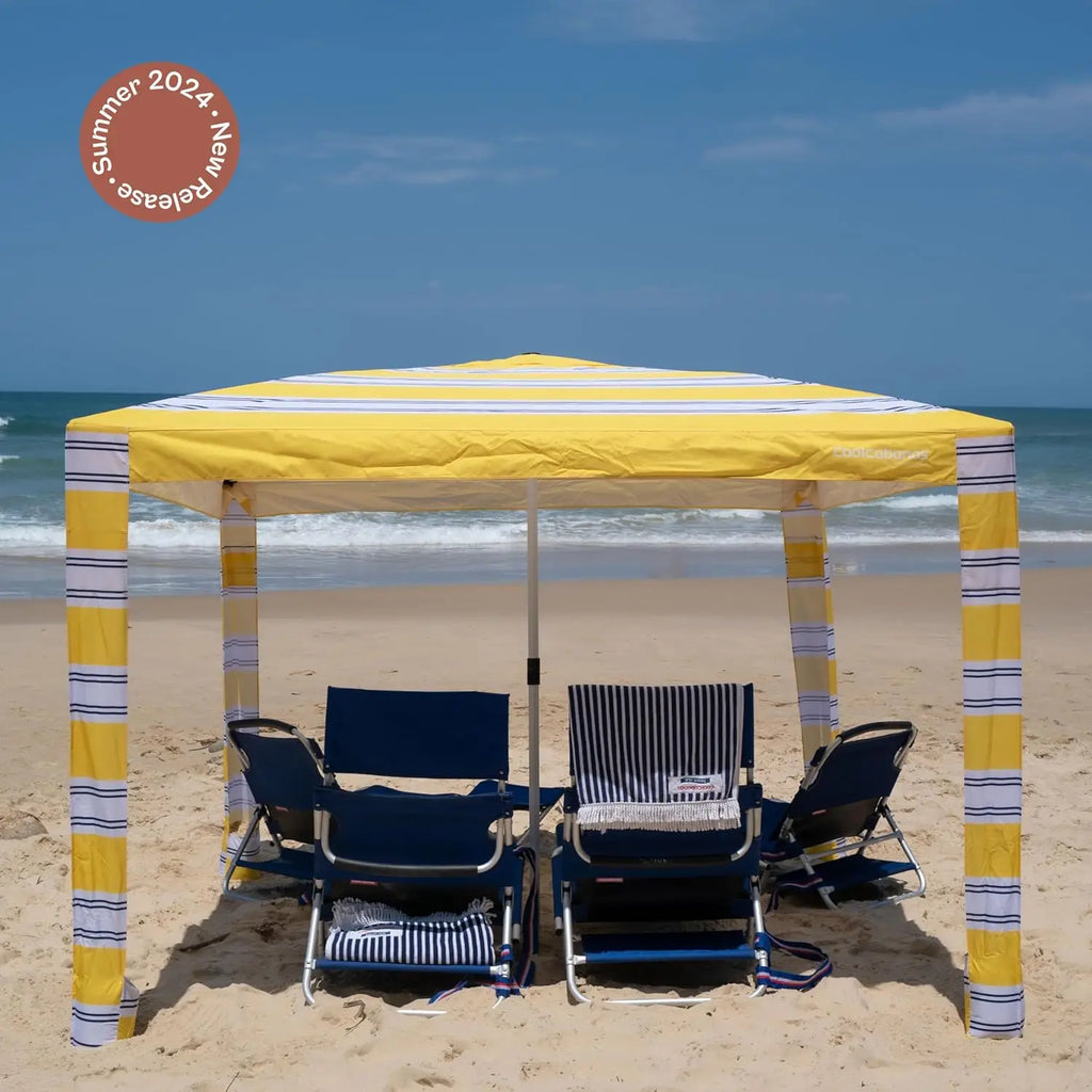 Beach Shade Tent - Easy Setup, UPF 50+ Protection, Large & Medium Sizes, Compact & Wind Resistant for Family