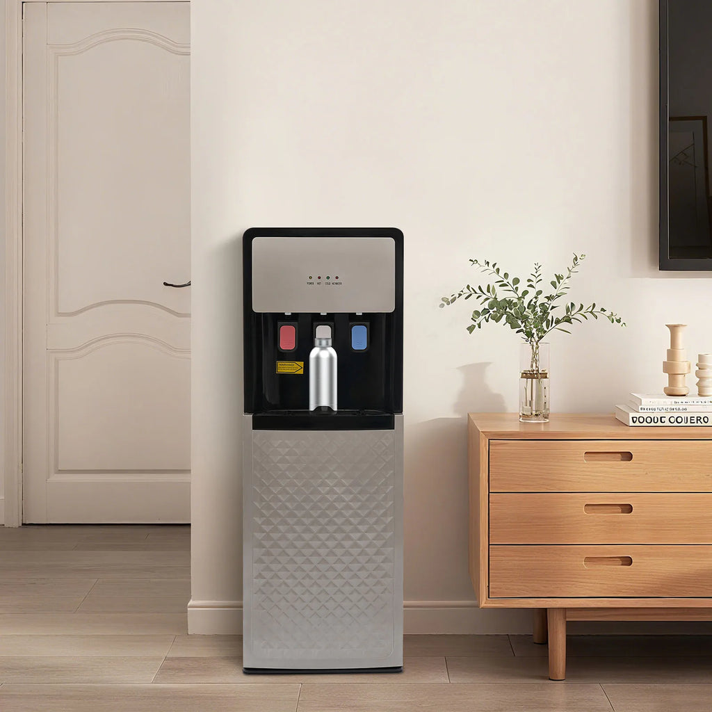 All-in-One Bottom Loading Water Dispenser Hot & Cold Standing Model for Home Office & Small Spaces  Easy Refill  Quiet Operation