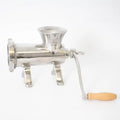 Manual HandCranked Stainless Steel Meat Grinder 22 for Home Use: Ideal for Kitchen Meal Prep Easy to Clean and Store Perfect fo
