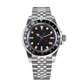 Custom LOGO Name NH34 Watch Luxury Vintage NH34Dial Mechanical Automatic Movement Waterproof Stainless Steel Wristwatch for Man