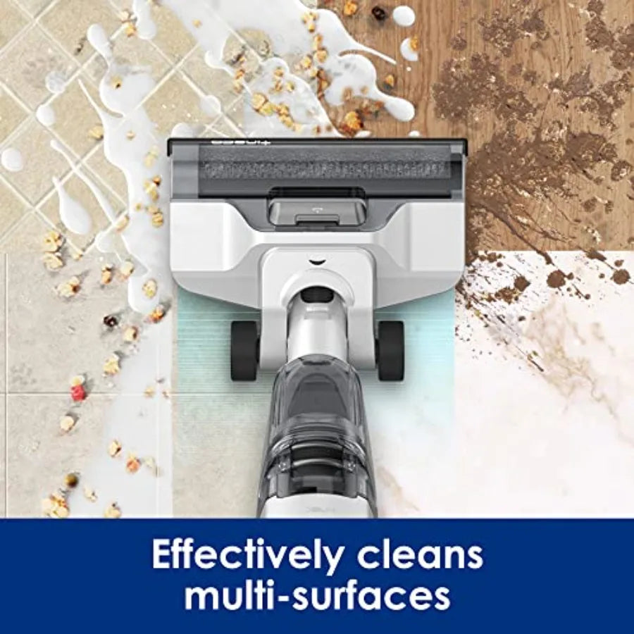 iFLOOR 2 Complete Cordless Wet Dry Vacuum Floor Cleaner and Mop One-Step Cleaning for Hard Floors Great for Sticky Messes and P