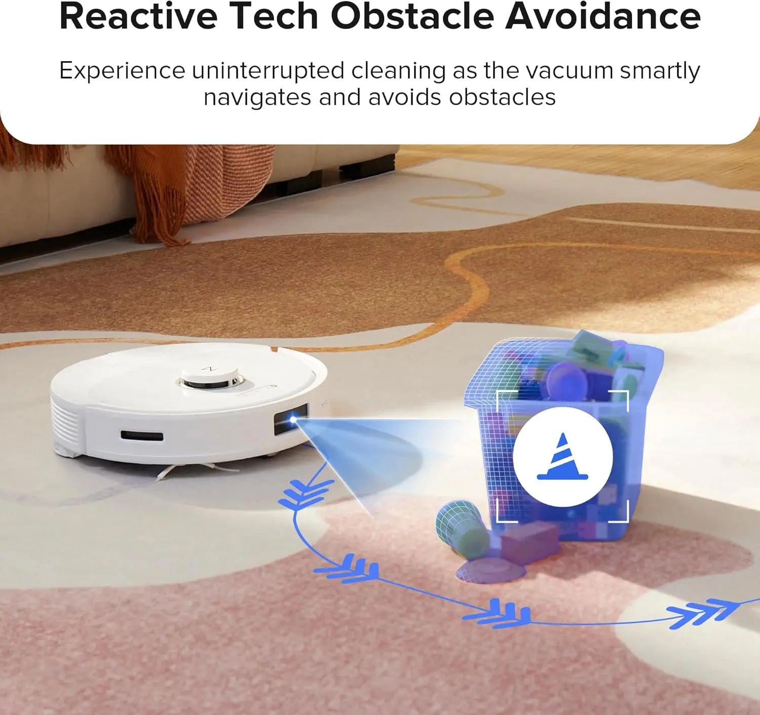 Q8 Max Robot Vacuum and Mop Cleaner with DuoRoller Brush, 5500Pa Suction, Lidar Navigation, Multi-Level Mapping for Pet Hair